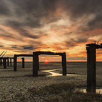 Buy canvas prints of Long Lost Jetty by Rick Bowden