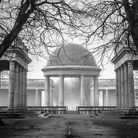 Buy canvas prints of Eaton Park Bandstand by Rick Bowden