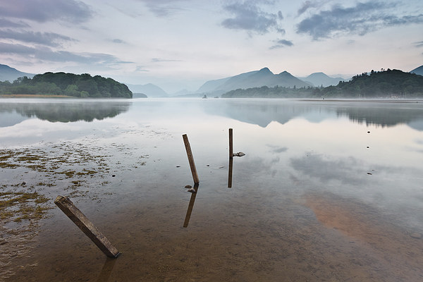 Derwent Water Lake District Picture Board by Rick Bowden