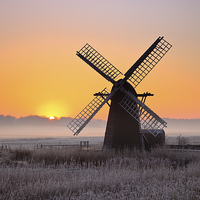 Buy canvas prints of Herringfleet, Norfolk Broads by Rick Bowden