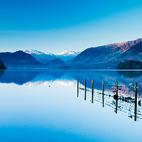 Buy canvas prints of Derwent Water Lake District by Rick Bowden