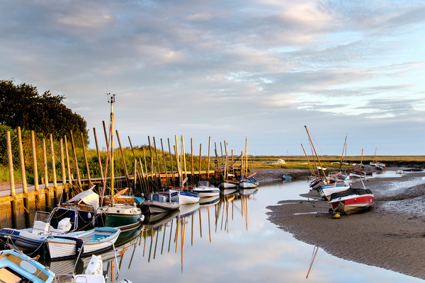 Tranquil Blakeney Harbour Scene Picture Board by Rick Bowden