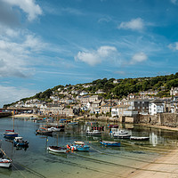 Buy canvas prints of Mousehole Cornwall by Rick Bowden
