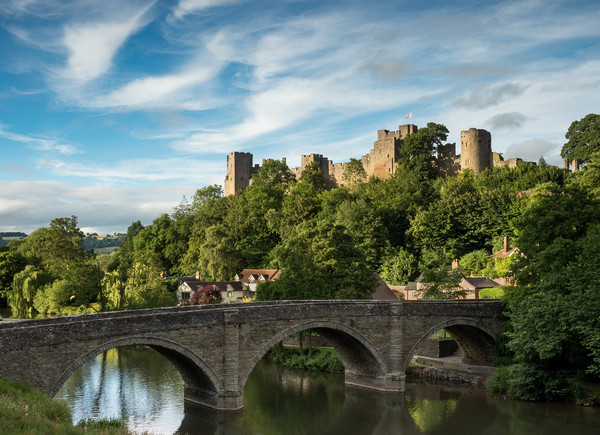 Ludlow Castle Shropshire Picture Board by Rick Bowden
