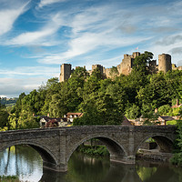 Buy canvas prints of Ludlow Castle Shropshire by Rick Bowden