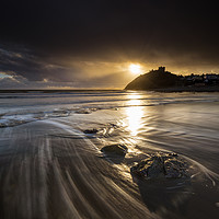 Buy canvas prints of Criccieth Castle Wales by Rick Bowden