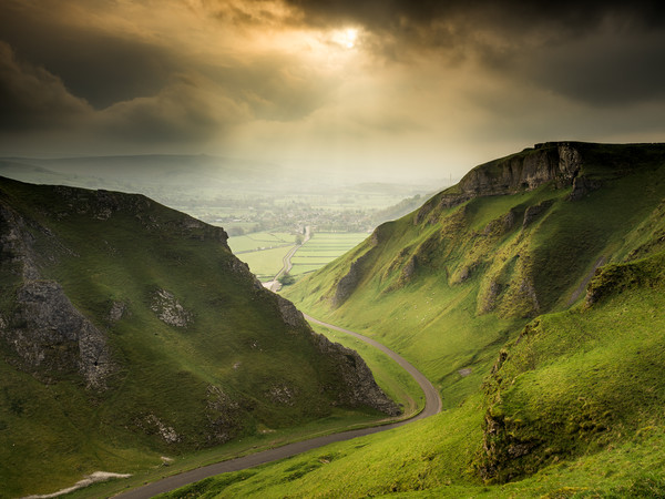 Storm Over Winnats Pass Picture Board by Rick Bowden