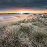 Buy canvas prints of Brancaster Dune Sunrise by Rick Bowden