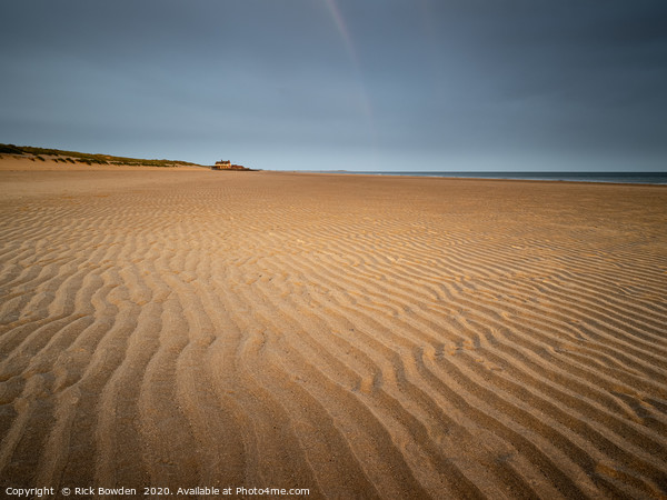 Brancaster Sand Waves Picture Board by Rick Bowden