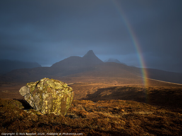 Stac Pollaidh Assynt Scotland Picture Board by Rick Bowden