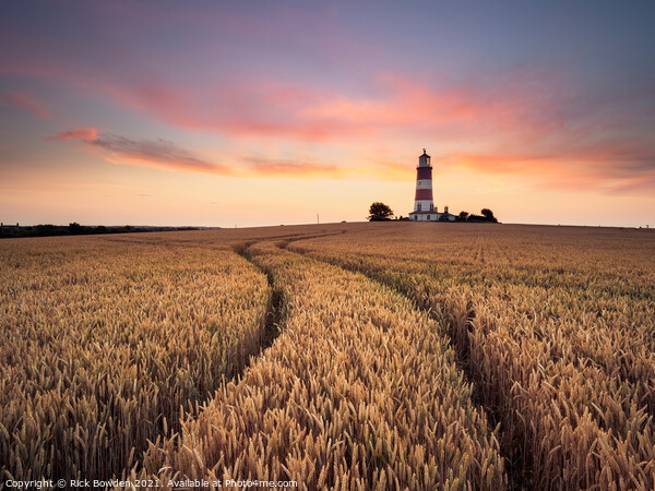 The Majestic Happisburgh Lighthouse Picture Board by Rick Bowden