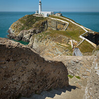 Buy canvas prints of South Stack Anglesey by Rick Bowden