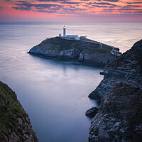 Buy canvas prints of South Stack Anglesey by Rick Bowden