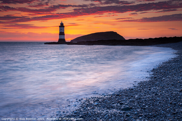 Penmon Point Anglesey Picture Board by Rick Bowden