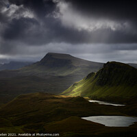 Buy canvas prints of Trotternish Ridge Isle of Skye Scotland by Rick Bowden