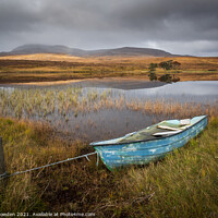 Buy canvas prints of Loch Awe Assynt Scotland by Rick Bowden
