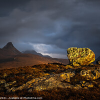 Buy canvas prints of  Aird of Coigach Assysnt Scotland by Rick Bowden