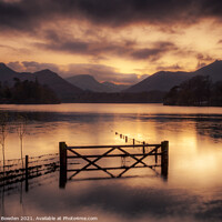 Buy canvas prints of The Gate Derwent Water Lake District by Rick Bowden