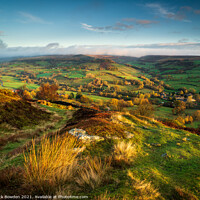 Buy canvas prints of Autumnal Sunrise in Rosedale by Rick Bowden