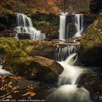 Buy canvas prints of Above Thomason Foss North Yorkshire by Rick Bowden