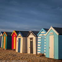 Buy canvas prints of Beach Huts Southwold Suffolk by Rick Bowden