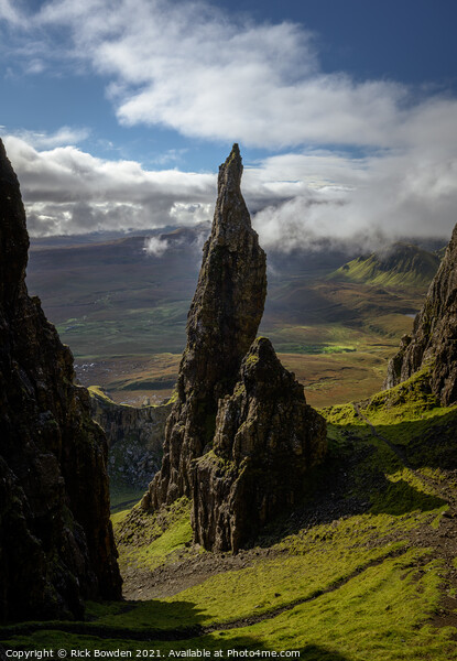 The Needle Isle of Skye Picture Board by Rick Bowden