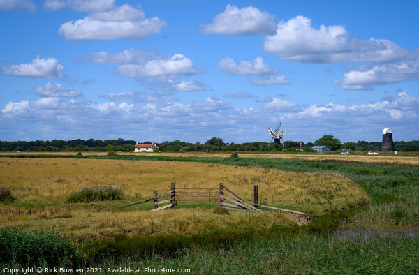 Norfolk Broads Picture Board by Rick Bowden