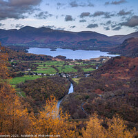 Buy canvas prints of Derwent Valley Lake District by Rick Bowden