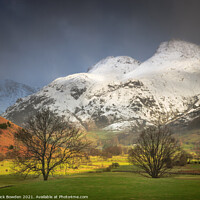 Buy canvas prints of Langdale Pikes Lake District by Rick Bowden