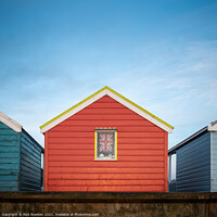 Buy canvas prints of Flag Hut Suffolk by Rick Bowden