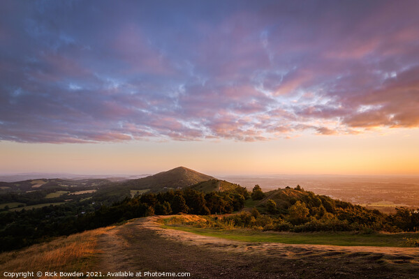 Malvern Hills Worcestershire Picture Board by Rick Bowden