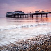 Buy canvas prints of Majestic Sunrise at Cromer Pier by Rick Bowden