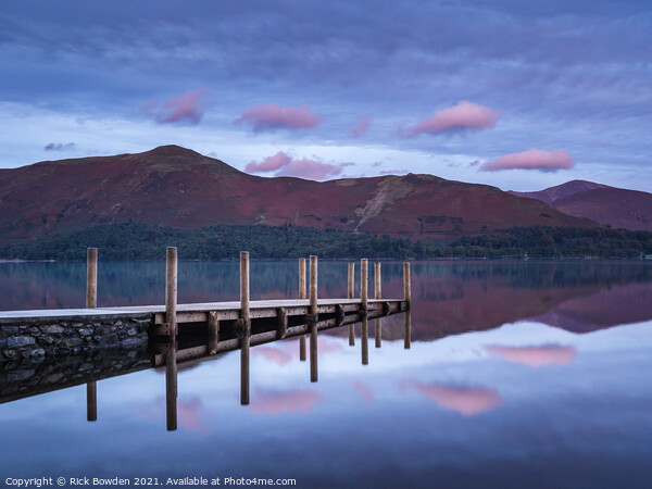 Ashness Jetty Lake District Picture Board by Rick Bowden