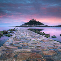 Buy canvas prints of St Michael's Mount Cornwall by Rick Bowden