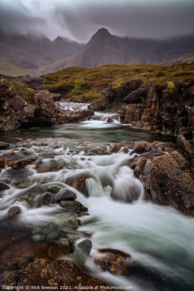 Fairy Pools Isle of Skye Picture Board by Rick Bowden