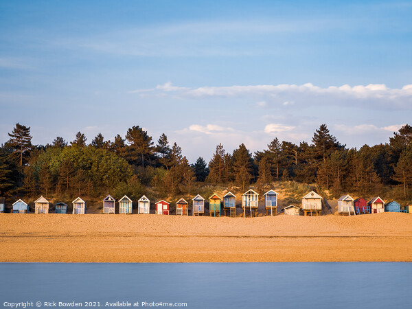 Coastal Charm Colourful Beach Huts on WellsNextThe Picture Board by Rick Bowden