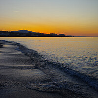 Buy canvas prints of Sunrise Estepona on the Costa Del Sol by Jonathan Evans