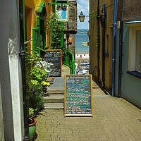 Buy canvas prints of Tenby Lanes, West Wales by Jonathan Evans