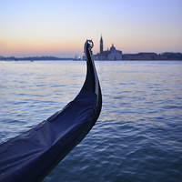 Buy canvas prints of Venice, Italy and Gondola  by Jonathan Evans