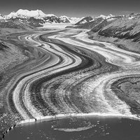 Buy canvas prints of Lowell glacier, Kluane Park, Yukon, Canada by Darren Foltinek