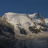 Buy canvas prints of Mont Blanc Massif, Chamonix, France by Darren Foltinek