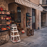 Buy canvas prints of Old town alcudia shop by Jason Thompson