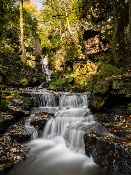 lumsdale waterfall Picture Board by Jason Thompson