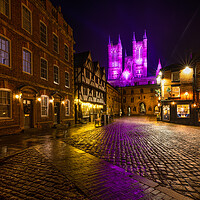 Buy canvas prints of Lincoln Cathedral Quarter by Jason Thompson