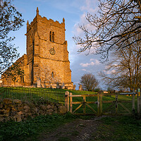 Buy canvas prints of All Saints Church walesby by Jason Thompson