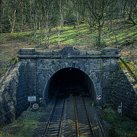 Buy canvas prints of padley gorge tunnel by Jason Thompson