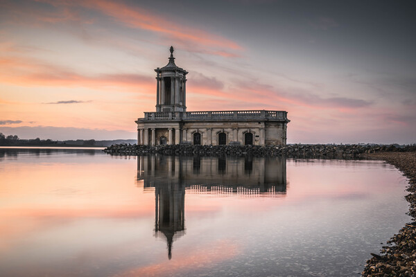 Normanton Church sunset Picture Board by Jason Thompson