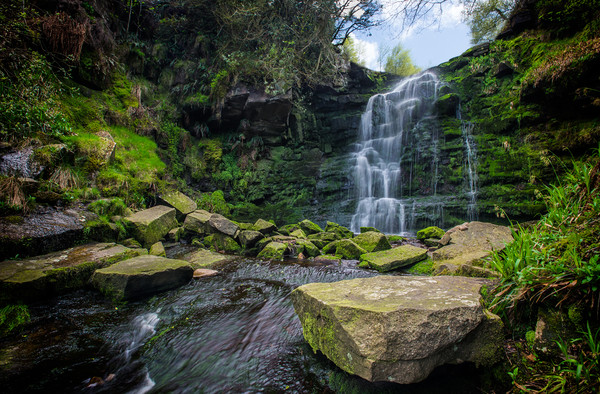 middle black clough waterfall Picture Board by Jason Thompson