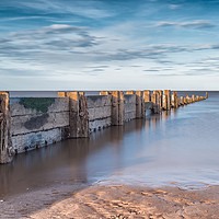 Buy canvas prints of Cleethorpes sea defence by Jason Thompson