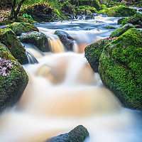Buy canvas prints of Wyming Brook waterfall  by Jason Thompson